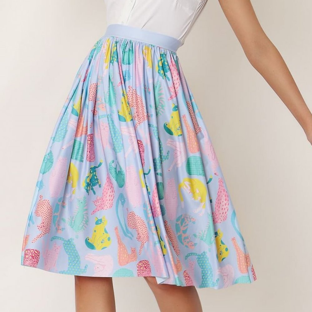 Blackmilk catmeleon slinky pocket skirt